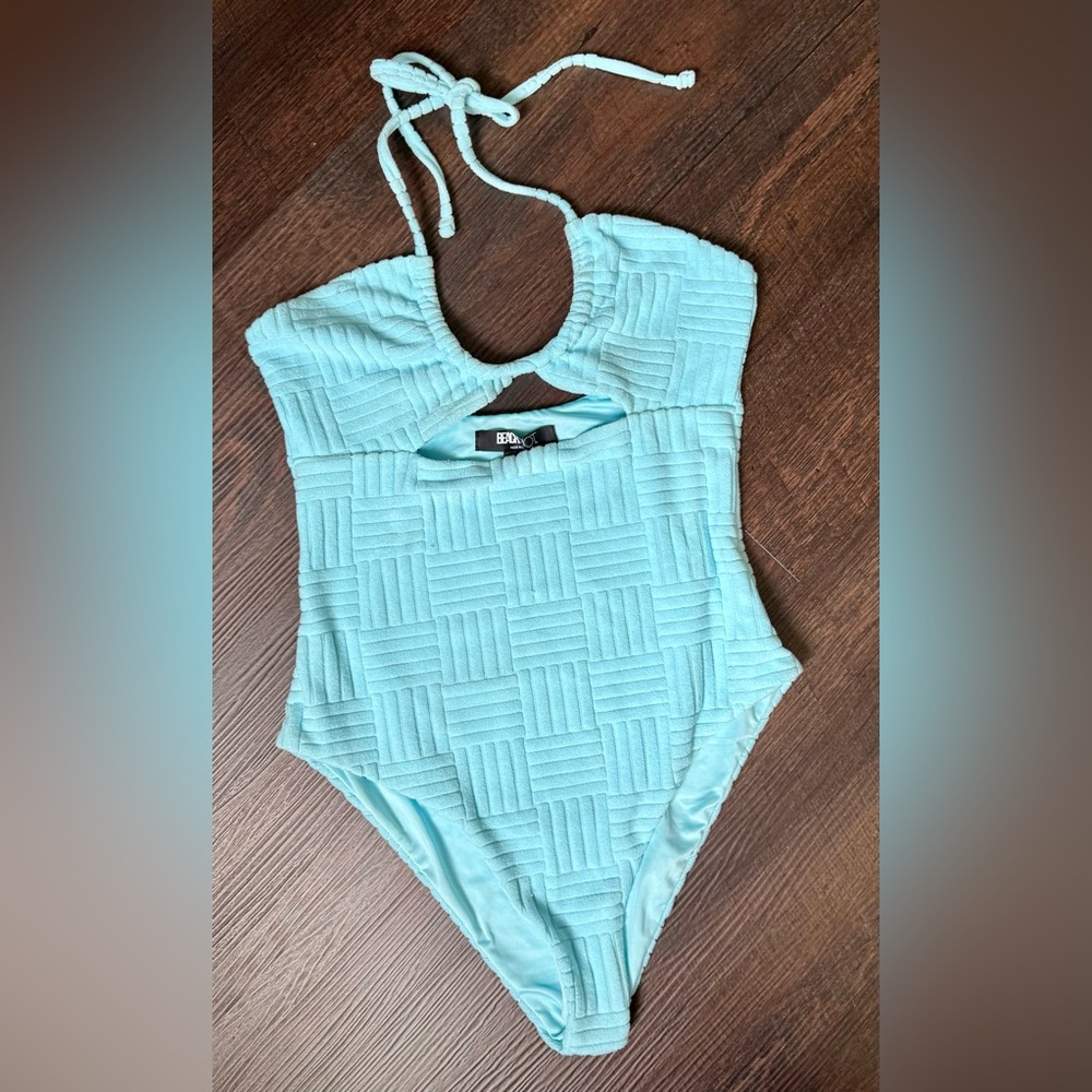 Beach Riot Phoenix One Piece Blueberry Ice Terry Size Medium